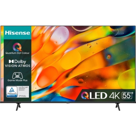 Hisense 55E7KQ, 139,7 cm (55"), 3840 x 2160 Pixels, QLED, Smart TV, Wifi, Zwart