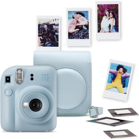 Fuji Instax Mini 12 Pastel Blue Peak Bundel