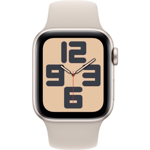 Apple Watch SE 2023 - 40mm - Starlight Aluminium Case with Starlight Sport Band - M/L