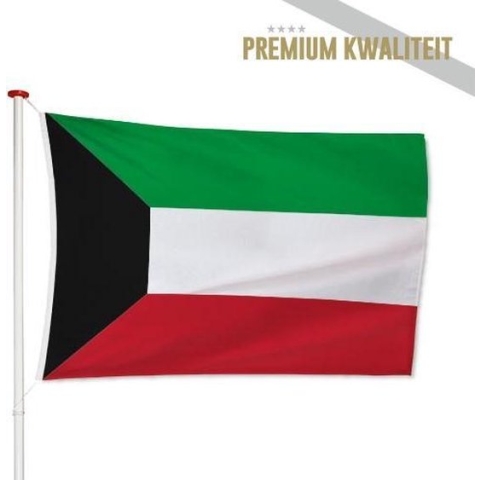 Koeweitse Vlag Koeweit 200x300cm - Kwaliteitsvlag - Geschikt voor buiten