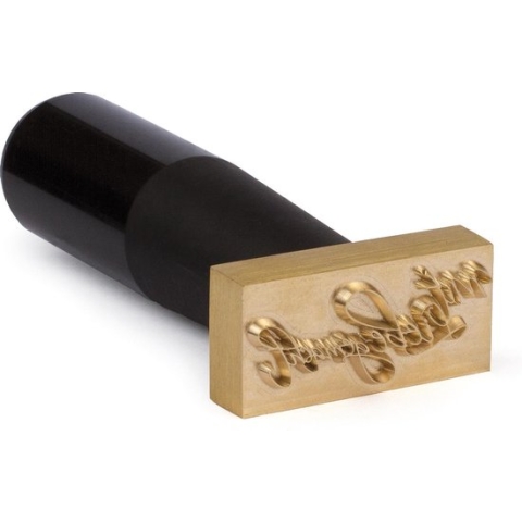 Messing stempel, 50x20 mm