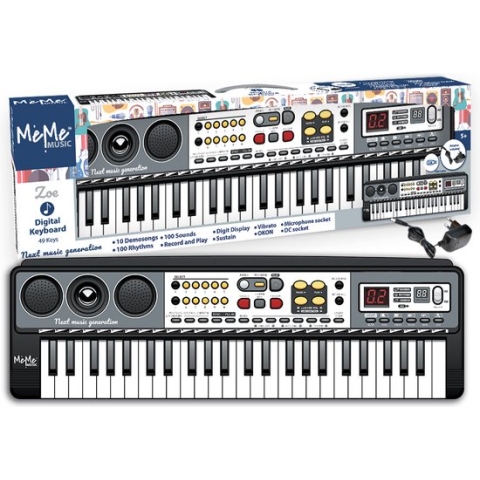 MeMe MeMe Digital Keyboard 49 Keys Zoe