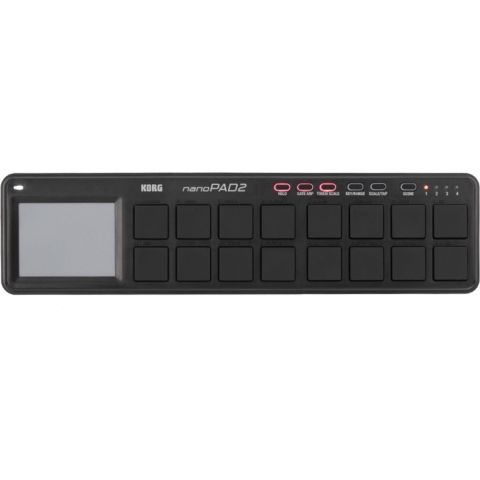 Korg nanoPAD 2 zwart MIDI Studio Controller - DAW controller
