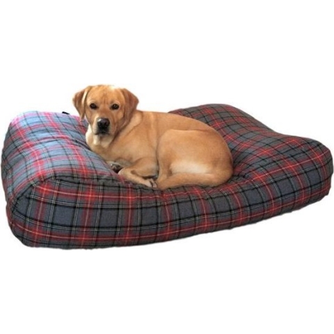 Dog's Companion - Hondenkussen / Hondenbed scottish grey - XL - 140x95cm