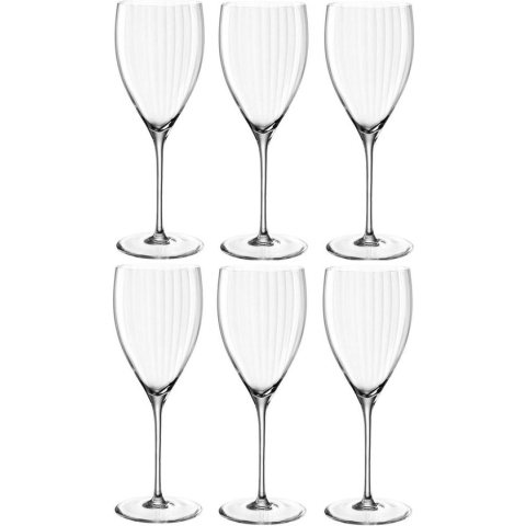 Leonardo Witte Wijnglas Poesia 350 ml - 6 stuks