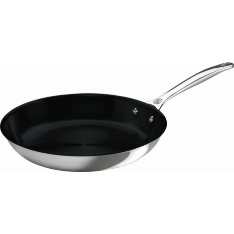 Le Creuset RVS PLUS Koekenpan met anti-aanbaklaag 26cm
