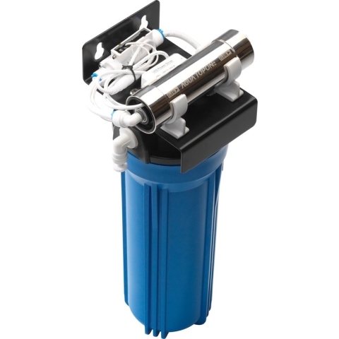 Waterfilter met UV voor gootsteen, caravan, camper, boot enz. enz.