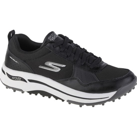 Skechers Go Golf Arch Fit 214018-BKW, Mannen, Zwart, Golfschoenen, maat: 41