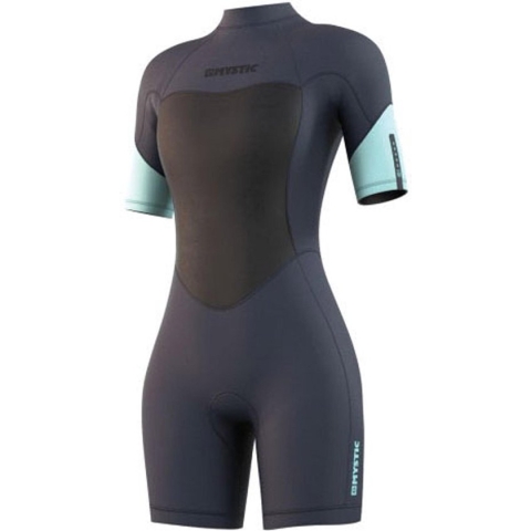Mystic Brand Wetsuit - Maat L  - Vrouwen - donker blauw - zwart - lichtblauw