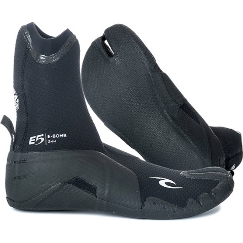 2023 Rip Curl E-Bomb 3mm Split Toe Wetsuit Boots Black 42