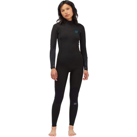Billabong Dames Synergy 3/2mm Gbs Rug Ritssluiting Wetsuit - Bl
