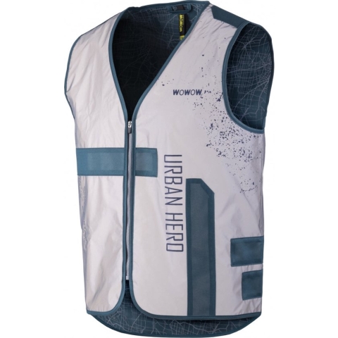 WOWOW Urban Hero Full Reflective Fietsjas met rits - L