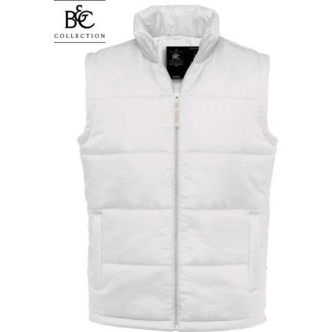 B&C Collection Heren Bodywarmer Maat XL Kleur Wit