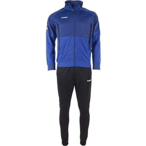 Hummel Authentic Polyesterpak Kinderen - Royal / Zwart | Maat: 116