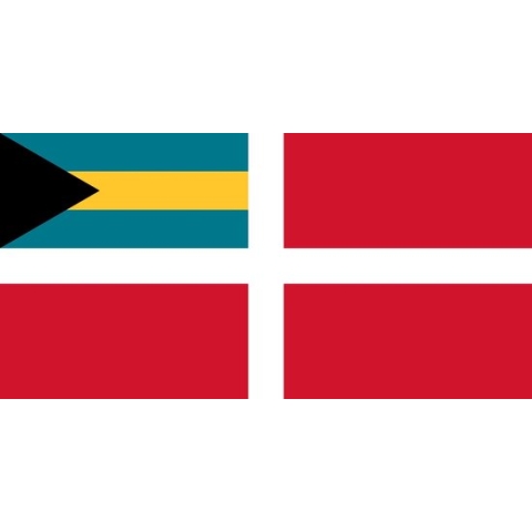 Vlag Bahama's Koopvaardij 120x180cm