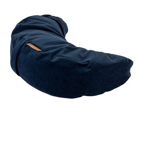 Pierre Sports Half Moon Yoga Kussen - Indigo Blauw - Gemaakt van 100% Gerecyclede PET-flessen - Verkrijgbaar in 4 Kleuren
