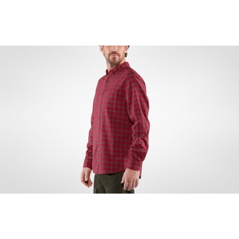 Fjallraven Ovik Flannel Shirt Men - Heren - Blouse - Dark Navy