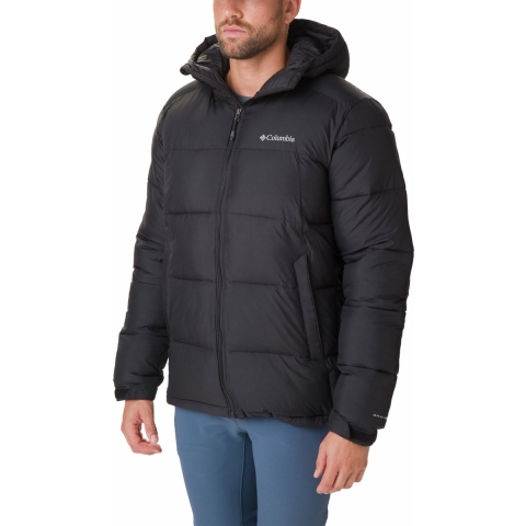Columbia Pike Lake Hooded Jacket Outdoorjas Mannen - Black