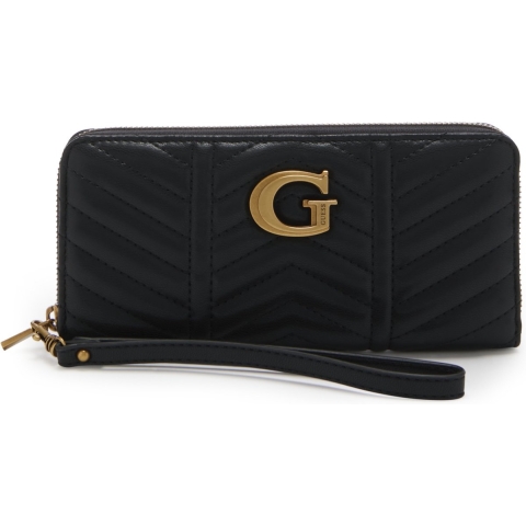 Guess Gracelynn SLG Medium Zip Around Dames Portemonnee - One Size - Zwart