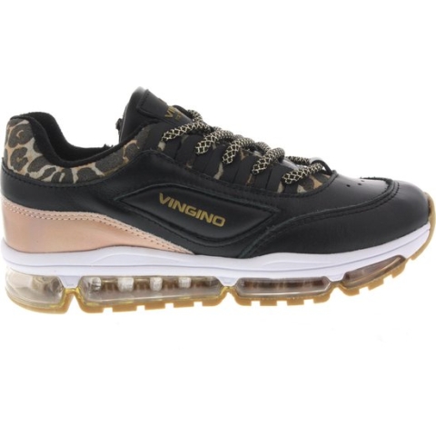 Meisjes Veterschoenen Vingino Fenna Ii Black Zwart - Maat 30