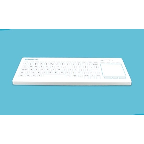 Medisch toetsenbord bedraad met touchpad