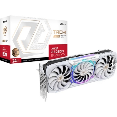 ASRock AMD Radeon RX 7900 XTX Taichi White OC - Videokaart - 24GB GDDR6 - PCIe 4.0 - 1x HDMI 2.1 - 3x DisplayPort 2.1