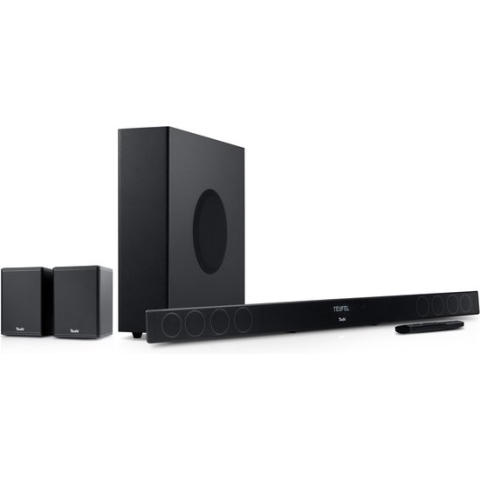 Teufel CINEBAR 11 Surround "4.1-Set" - soundbar met subwoofer en rearspeakers, zwart