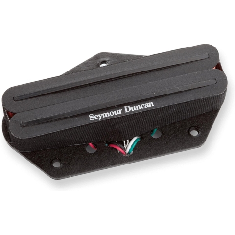 Seymour Duncan STHR-1B BLK Hot Rails Tele zwart Bridge - Humbucker pickup voor gitaren