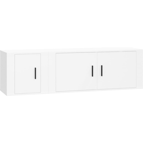 vidaXL-2-delige-Tv-meubelset-bewerkt-hout-wit