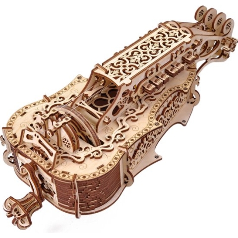 Wood Trick – Modelbouw 3D houten puzzel – ‘Lyra da Vinci’ (WDTK050) – 227 stuks - Geen lijm noch verf nodig!