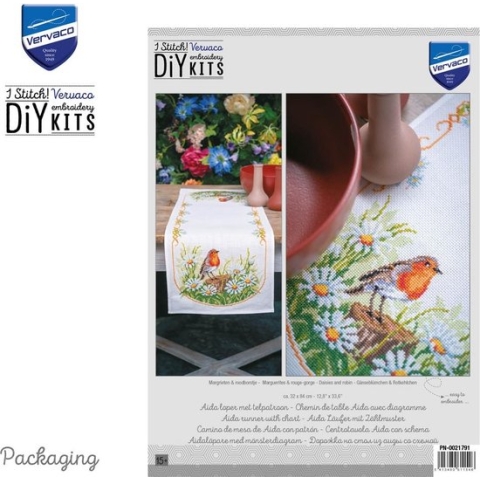 Pearlaida loper kit Margrieten en roodborstje - PN-0021791