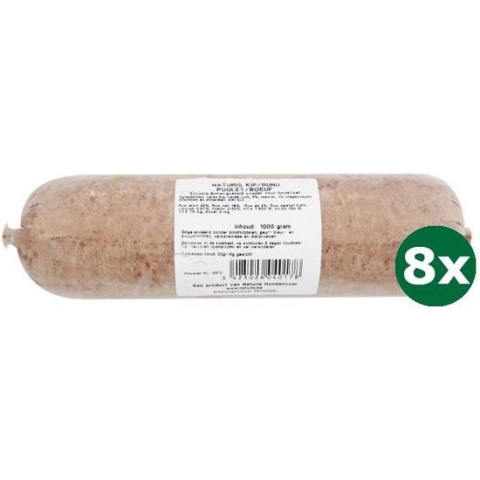 8x1000 gr Naturis kip / rund