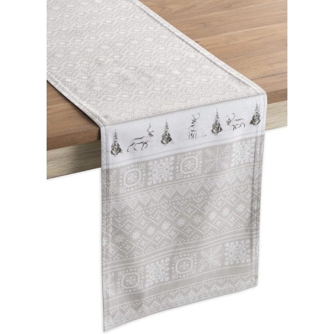 Tafelloper van 100% katoen voor feestjes | diner | feestdagen | keuken | Thanksgiving / Kerstmis (50 cm x 150 cm)