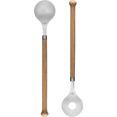 Sagaform Nature Saladebestek - Ovaal Eiken set van 2