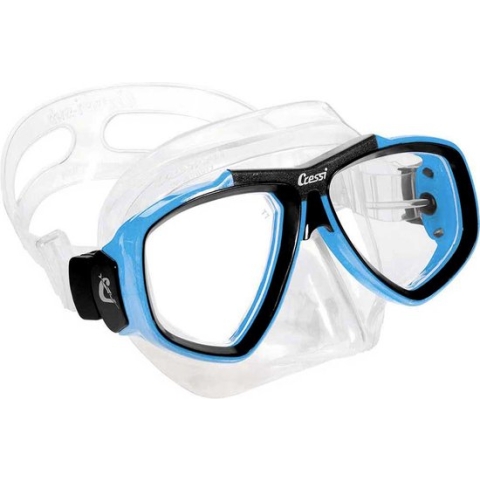 Cressi Focus Duikmasker Blauw,Zwart