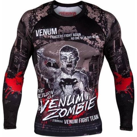 Venum Zombie Return Rash Guard L / S compressieshirt Kies uw maat: XL