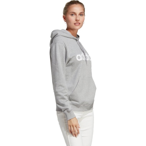 adidas Sportswear Essentials Linear Hoodie - Dames - Grijs- XS