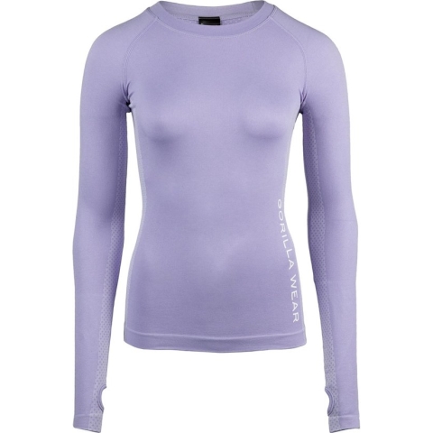 Gorilla Wear Selah Seamless Long Sleeve - Lila - M/L