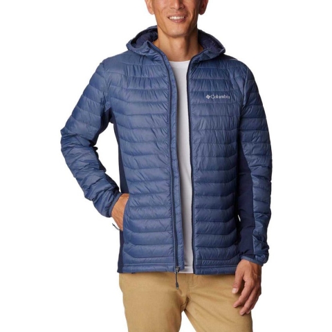 Columbia Powder Pass Jasje Blauw S Man