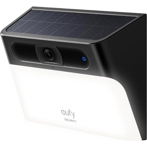 eufy beveiliging Solar Wall Light Cam S120 - zonne -beveiligingscamera - draadloze buitencamera - 2K -camera - voor altijd vermogen - bewegingsactiveerd licht - AI -detectie