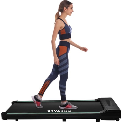 Dreaver S340-P Loopband - Inklapbaar - 1-10km/u - Inclusief Beschermmat - Wandelband - Walking Pad - Opvouwbare Loopband - Walkingpad - Treadmill - Loopband Elektrisch