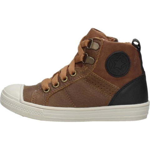 KEQ Veterschoenen Hoog Veterschoenen Hoog - cognac - Maat 24