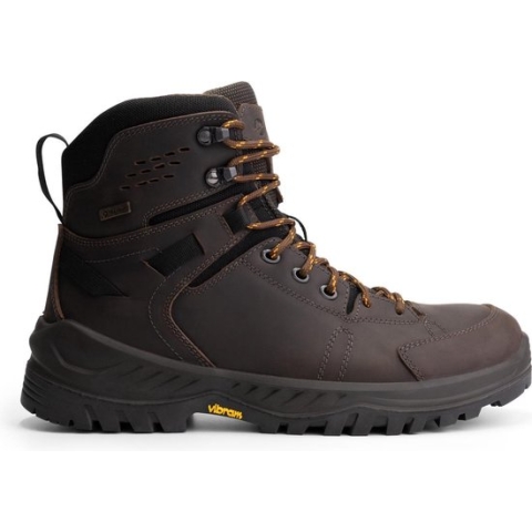 Travelin' Assens Dames wandelschoenen - Waterdicht en Ademend - VIBRAM zool - Bruin leer - Maat 37