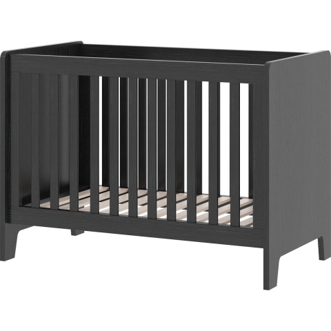 Cabino Babybed / Ledikant Zoë verstelbare bodem 60x120 cm - Zwart