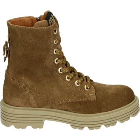 Red-Rag 12396 Biker boots Meisjes - Cognac - Maat 34