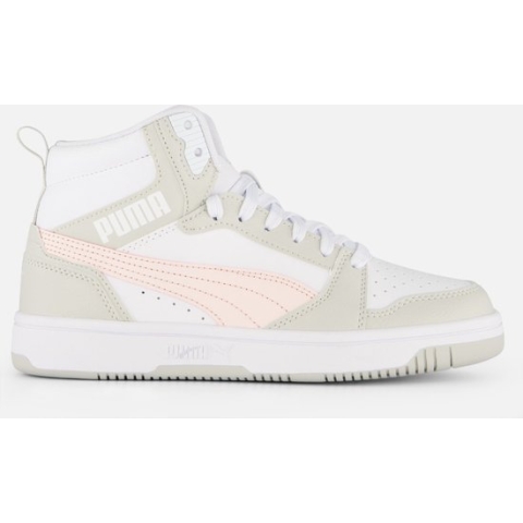 PUMA Puma Rebound V6 Mid Jr FALSE Sneakers - PUMA White-Frosty Pink-Sedate Gray - Maat 39