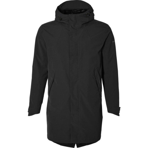 Basil Mosse Parka Regenjas Heren - Zwart - Maat XL