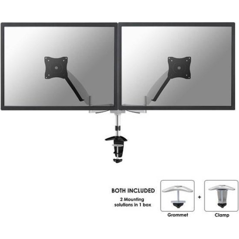Neomounts by Newstar FPMA-D950 monitorarm gasveer - t/m 27" - Zilver