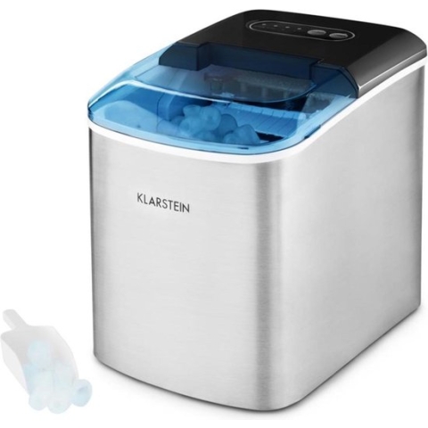 On-The-Rocks ijsmachine LED | 12kg per 24h | 2.1l | edelstaal zwart