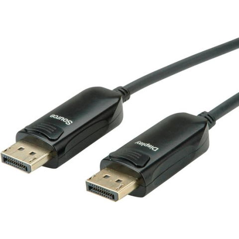 ROLINE DisplayPort v1.4 Kabel (AOC), M/M, 20 m